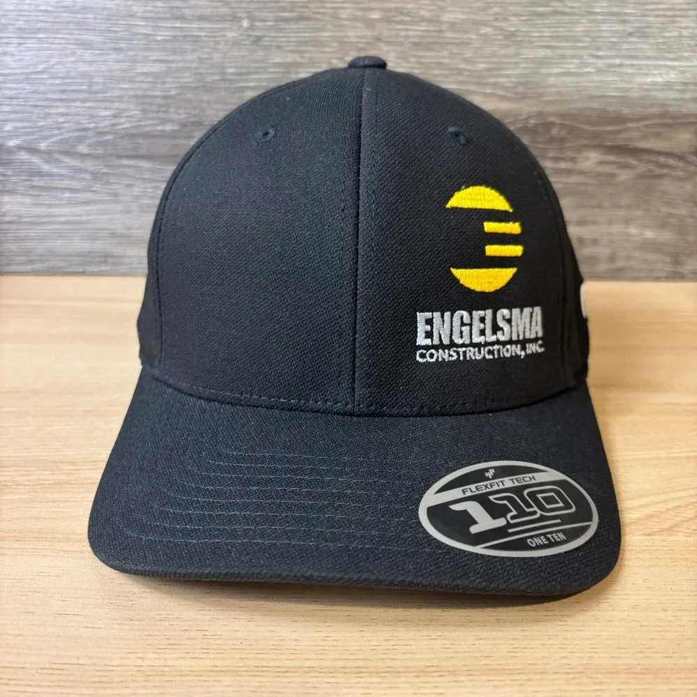 Travis Mathew Hat Cap Snapback Black Engelsma Construction Adjustable‎
